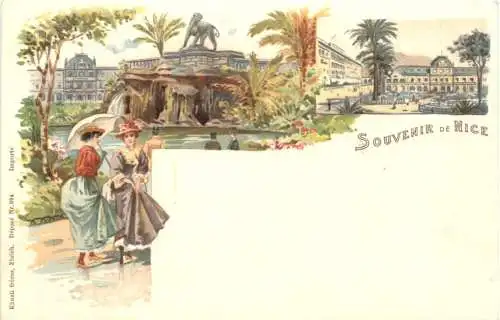 Souvenir de Nice - Litho -780508