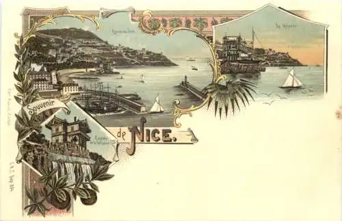 Souvenir de Nice - Litho -780484