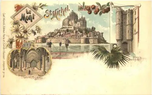 Le Mont St. Michel - Litho - Verlag Carl Künzli -780548