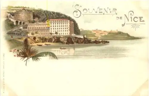 Souvenir de Nice - Litho -780496