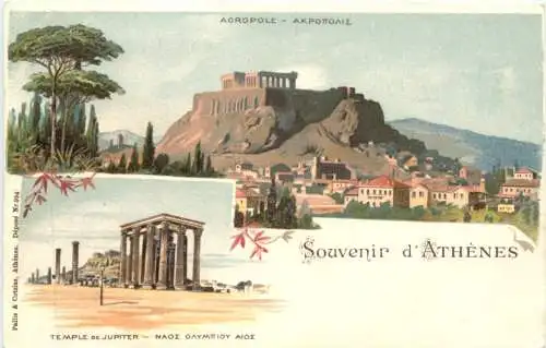 Souvenir d Athenes - Litho -780572