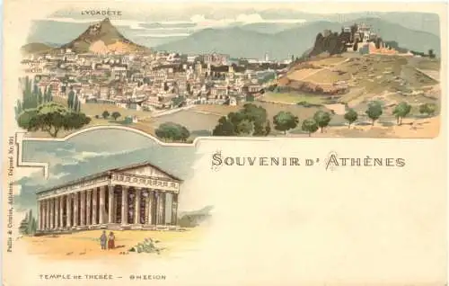 Souvenir d Athenes - Litho -780560