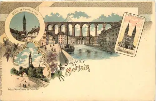 Souvenir de Morlaix - Litho -780466