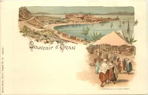 Souvenir d Oran - Litho -780674