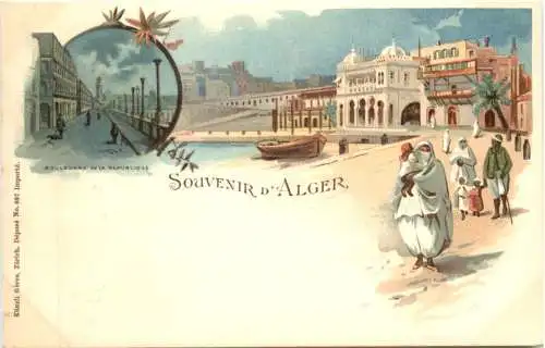 Souvenir d Alger - Litho -780698