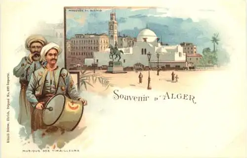 Souvenir d Alger - Litho -780694