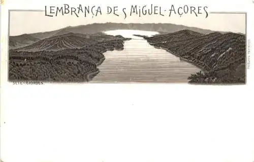 Acores - Lembranca de S Miguel - Litho -780718