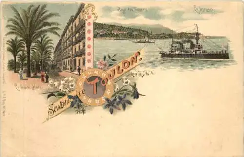 Souvenir de Toulon - Litho - Verlag Carl Künzli -780748