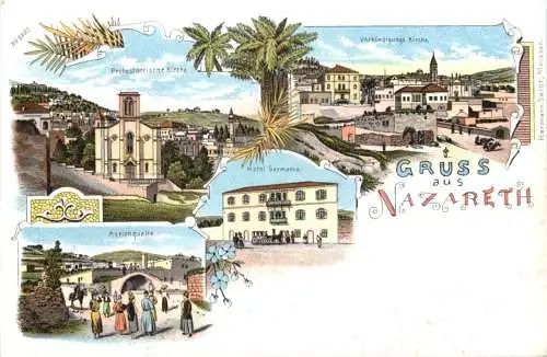 Gruss aus Nazareth - Litho -780652