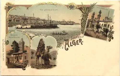 Souvenir d Alger - Litho -780662