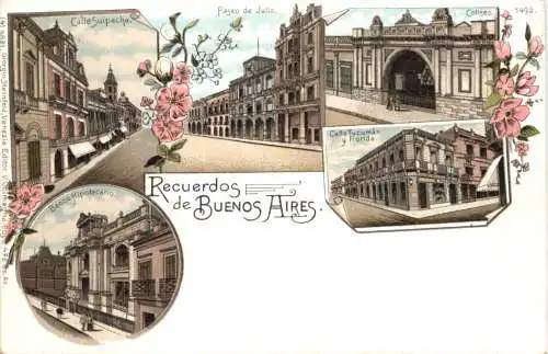 Recuerdos de Buenos Aires - Litho -780692