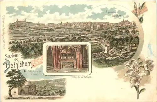 Souvenir de Bethlehem - Litho -780610