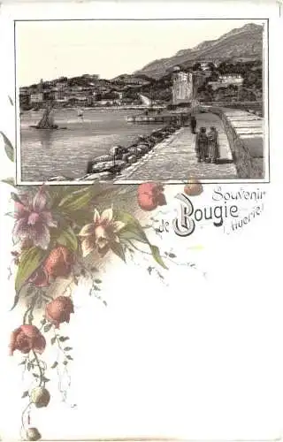 Souvenir de Bougie Algeria - Litho -780680