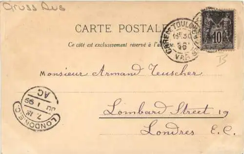 Souvenir de Toulon - Litho - Verlag Carl Künzli -780742