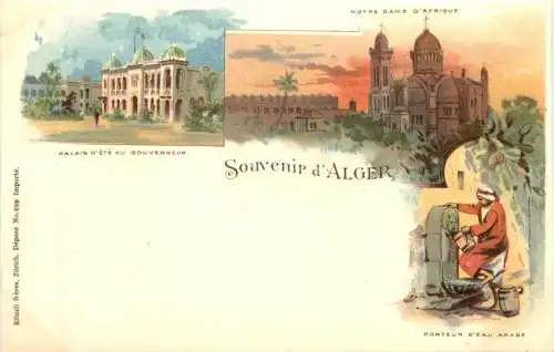 Souvenir d Alger - Litho -780690