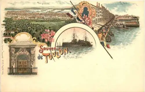 Souvenir de Toulon - Litho - Verlag Carl Künzli -780740