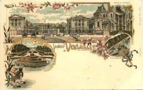 Souvenir de Versailles - Litho -780756