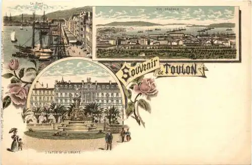 Souvenir de Toulon - Litho - Verlag Killinger -780750