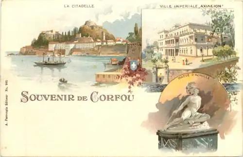 Souvenir de Corfou - Litho -780858