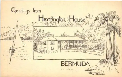 Bermuda - Greetings from Harrington House -780800