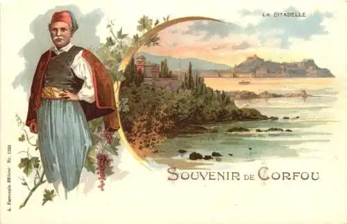 Souvenir de Corfou - Litho -780882