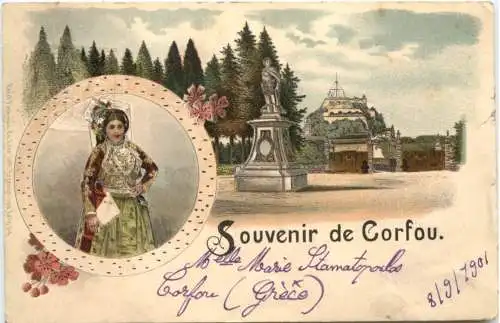 Souvenir de Corfou - Litho -780866