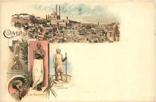 Egypt - Cairo - Litho -780928