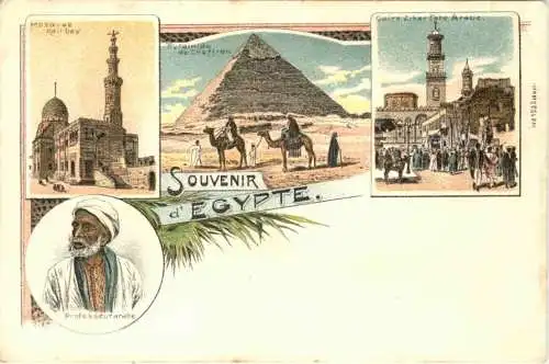 Egypt - Souvenir d Egypte - Litho -780964