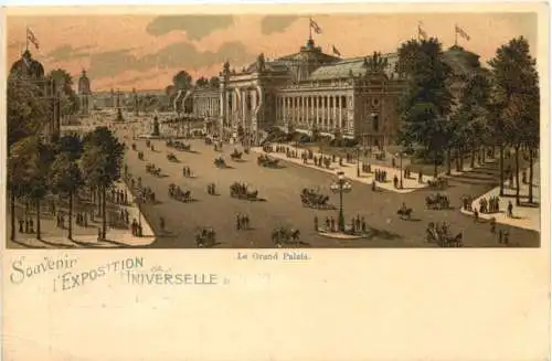 Souvenir de l Exposition Universelle de Paris 1900 - Litho -781074