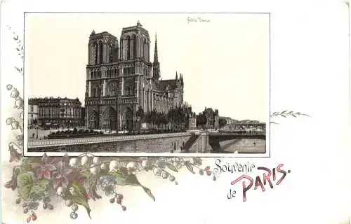 Souvenir de Paris - Litho -781078