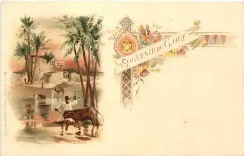 Souvenir du Cairo - Litho -780942