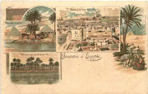 Egypt - Souvenir d Egypte - Litho -780976