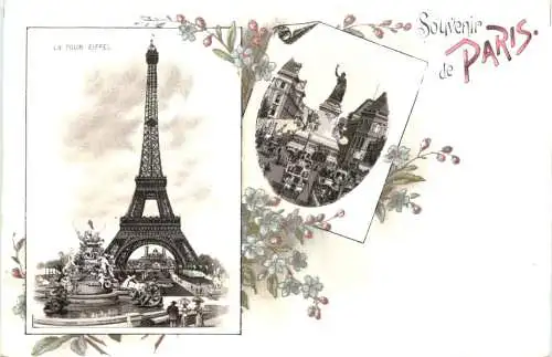 Souvenir de Paris - Litho -781068