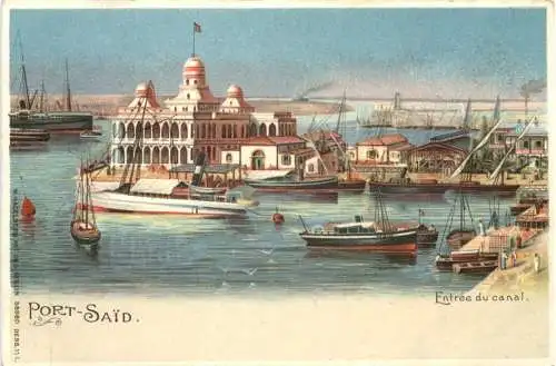 Egypt - Port Said - Litho -781016