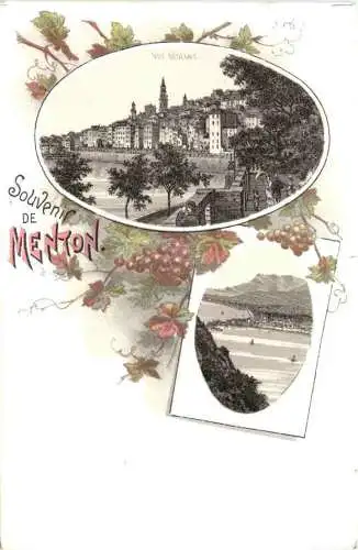 Souvenir de MEnton - Litho -781080