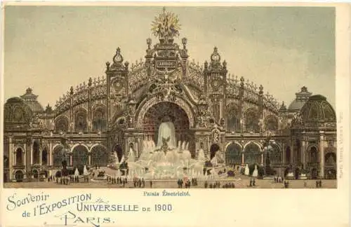 Souvenir de l Exposition Universelle de Paris 1900 - Litho -781072