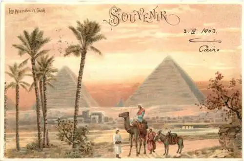 Egypt - Pyramides - Litho -781030