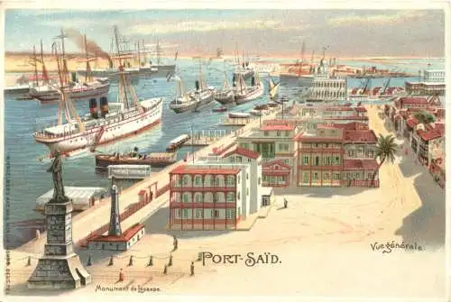 Egypt - Port Said - Litho -781026