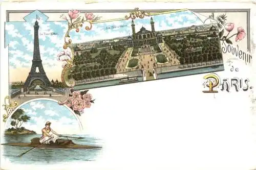 Souvenir de Paris - Litho -781098