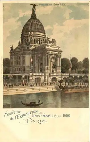 Souvenir de l Exposition Universelle de Paris 1900 - Litho - USA -781088