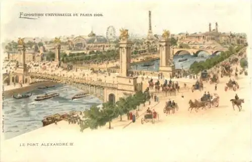 Paris - Exposition Universelle 1900 - Litho -781178