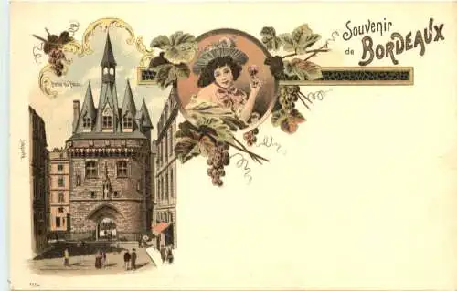 Souvenir de Bordeaux - Litho -781234