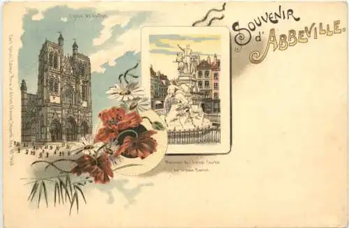 Souvenir d Abbeville - Litho -781218