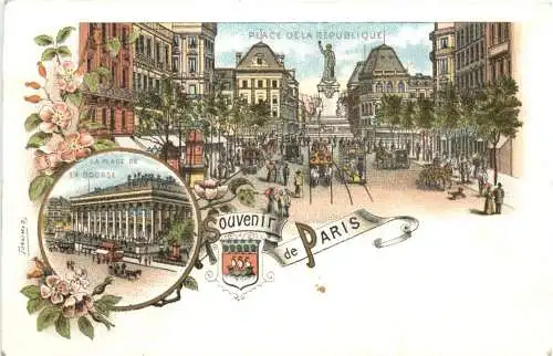 Souvenir de Paris - Litho -781096