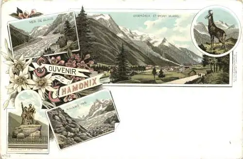 Souvenir de Chamonix - Litho -781238