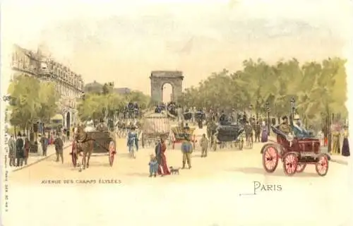 Souvenir de Paris - Litho -781142