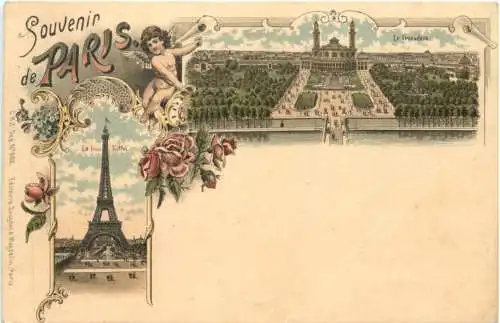 Souvenir de Paris - Litho -781136