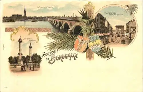 Souvenir de Bordeaux - Litho -781228