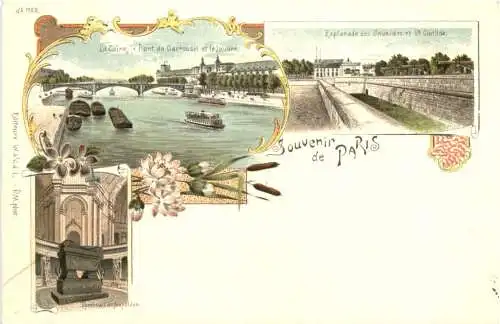 Souvenir de Paris - Litho -781120