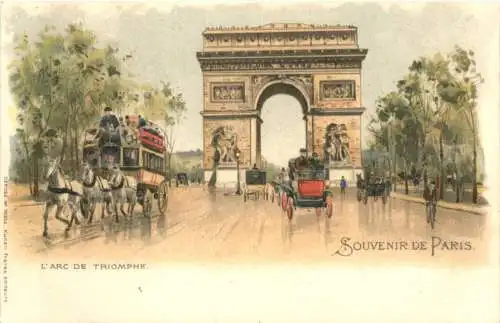 Souvenir de Paris - Litho -781152